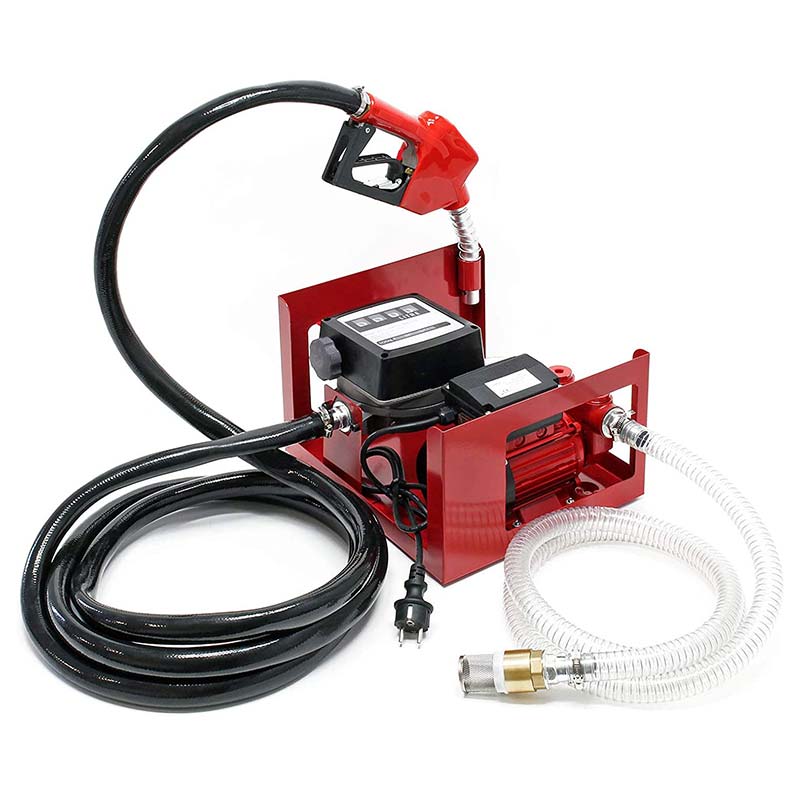 4 таңбалы шығын өлшегіші бар өздігінен толтырылатын электрлік май дизельді тасымалдау сорғысы